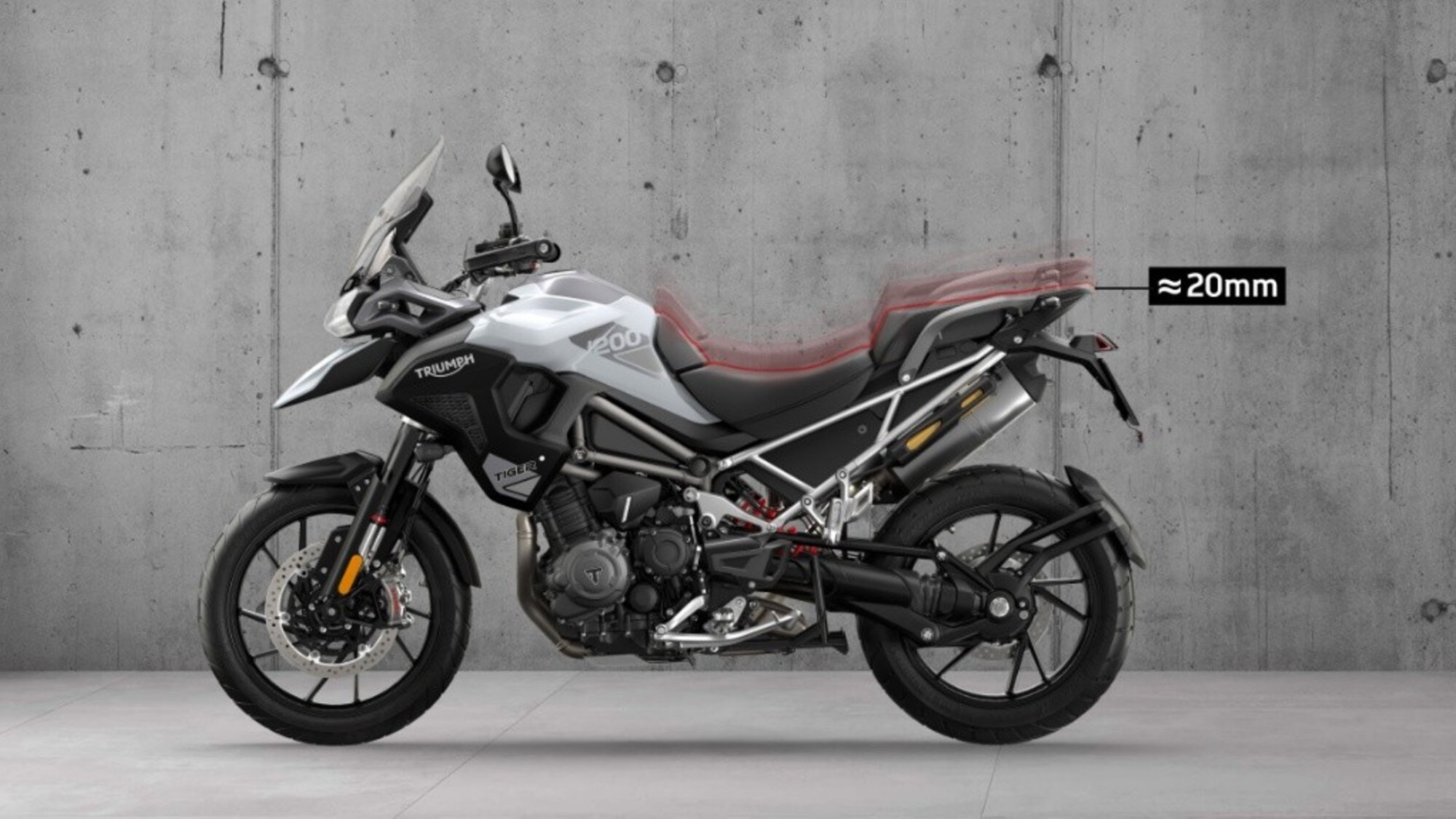 Triumph Tiger 1200, nuova funzione per le sospensioni semi-attive