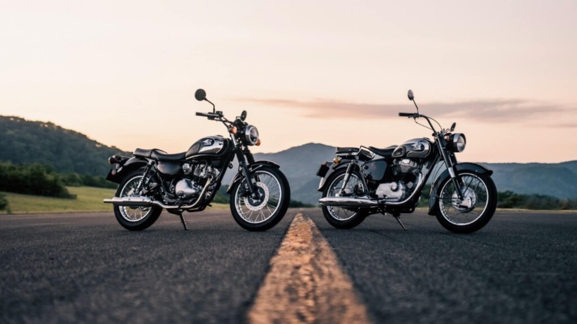 Kawasaki presenta due nuove Modern Classic: W230 e Meguro