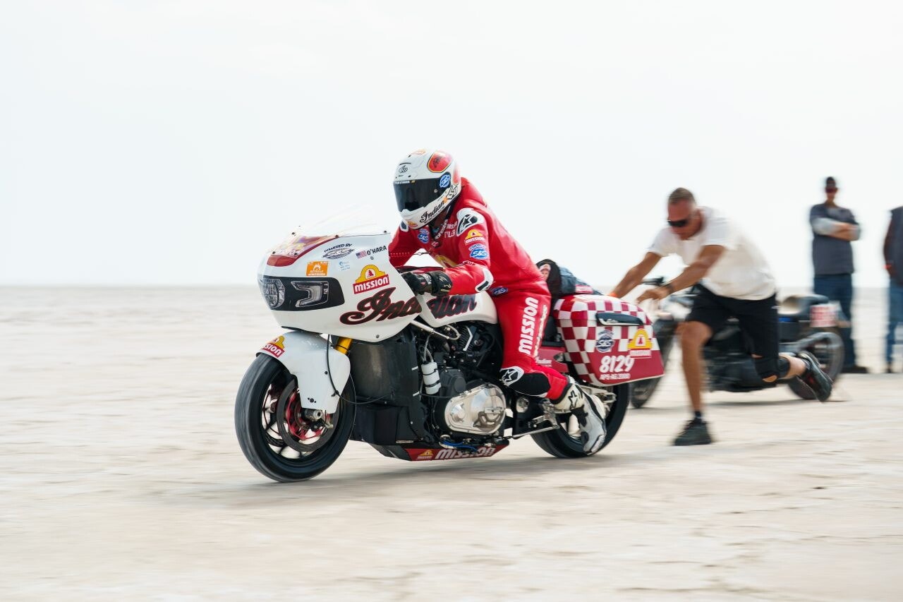 Indian Motorcycle, record su record a Bonneville