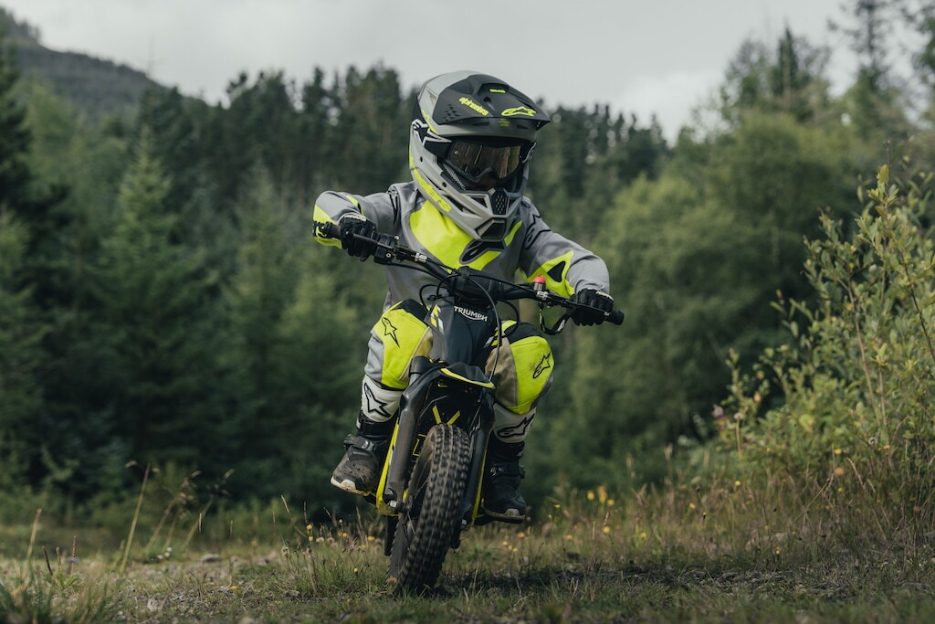  Triumph TXP: le Foto della prima gamma elettrica dedicata ai ragazzi
