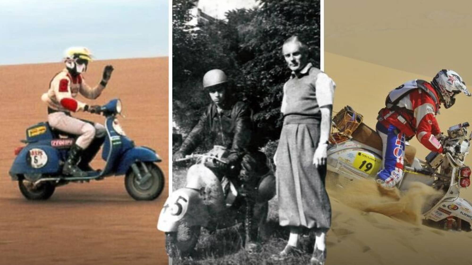 La Vespa nelle corse: dalle strade di Viareggio ai deserti della Dakar