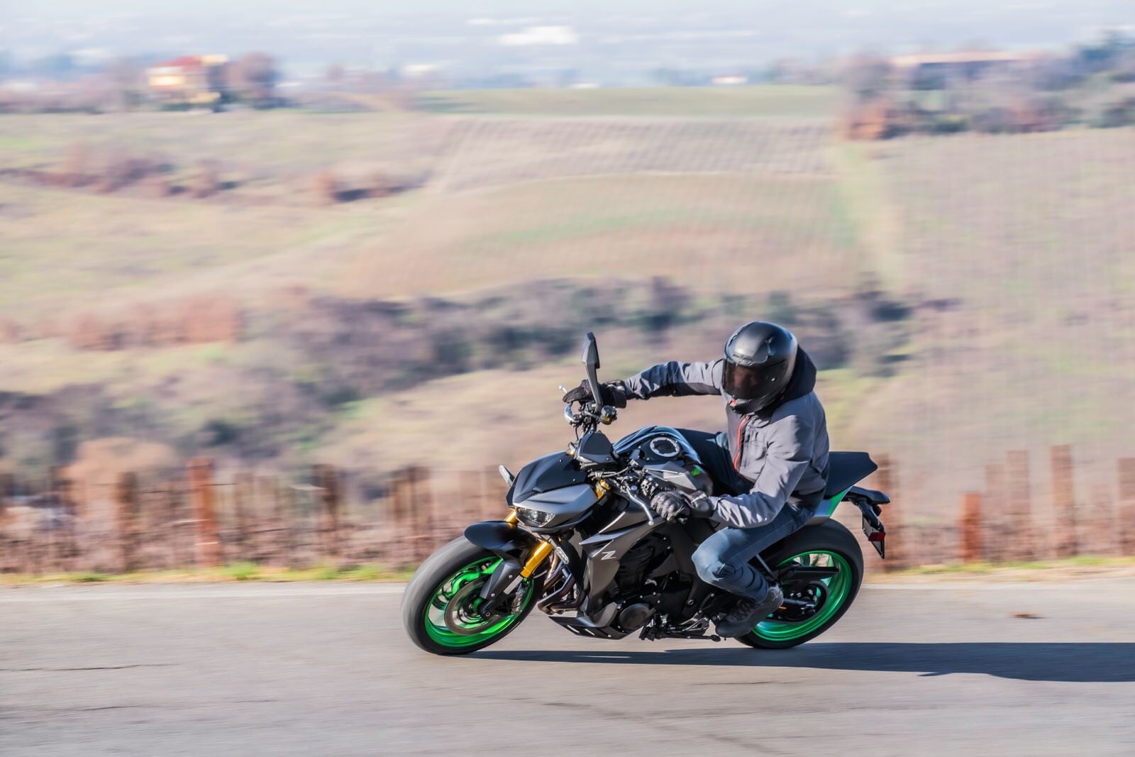Kawasaki Z1100, LE FOTO DELLA PROVA