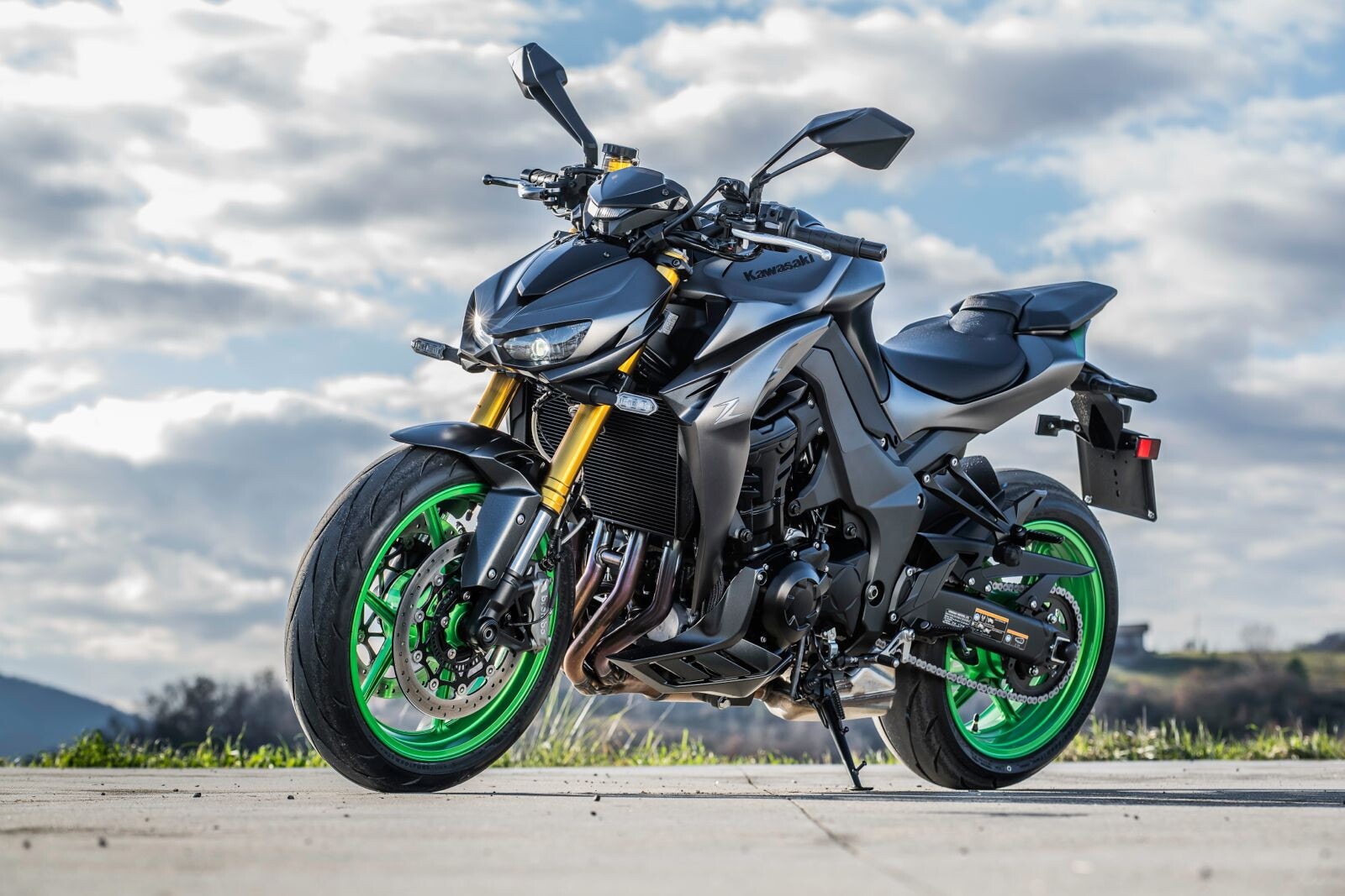 Kawasaki Z1100, LE FOTO DELLA PROVA