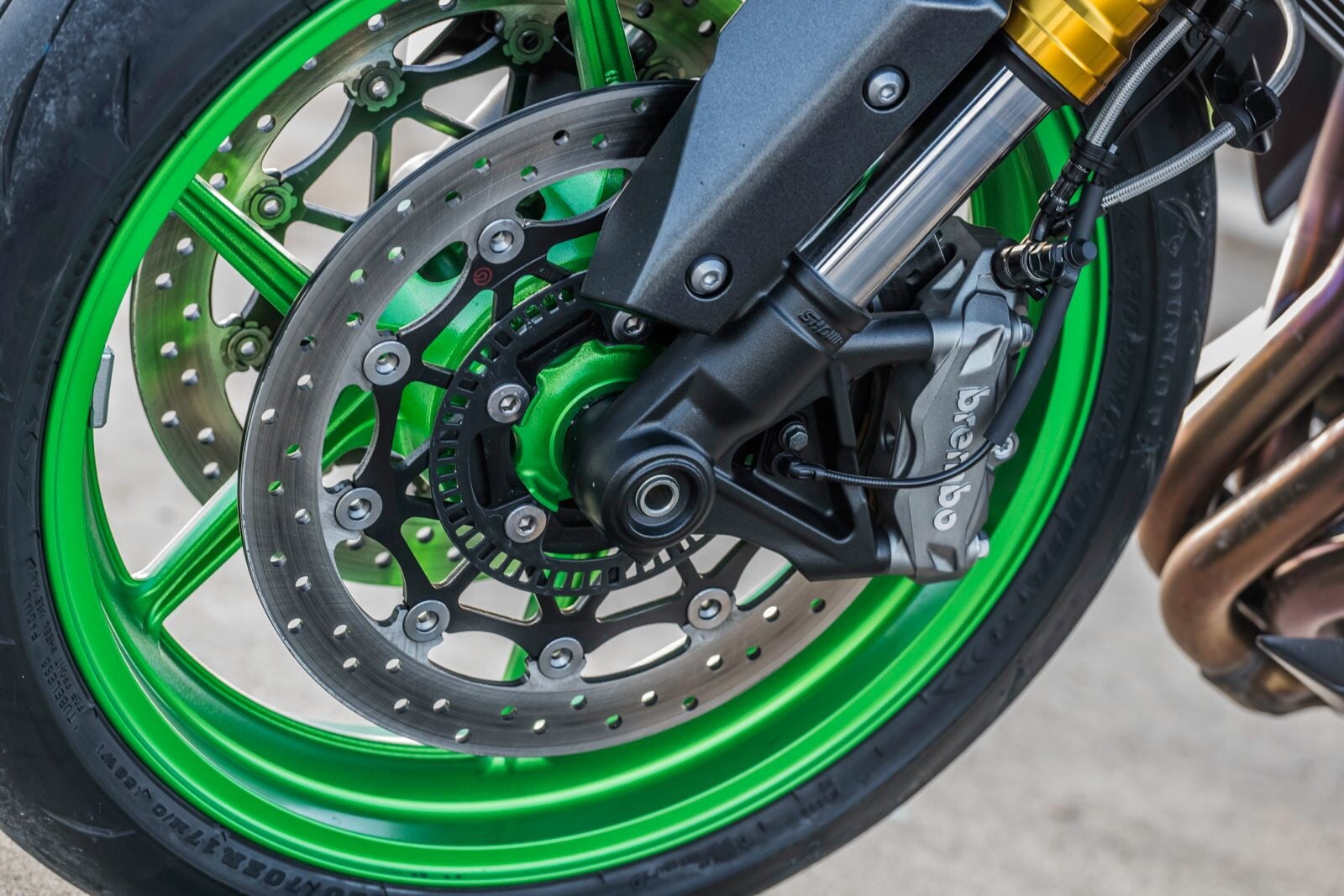 Kawasaki Z1100, LE FOTO DELLA PROVA