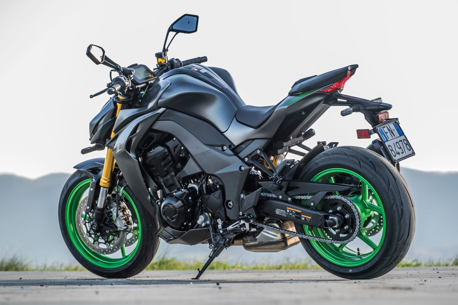 Kawasaki Z1100, LE FOTO DELLA PROVA