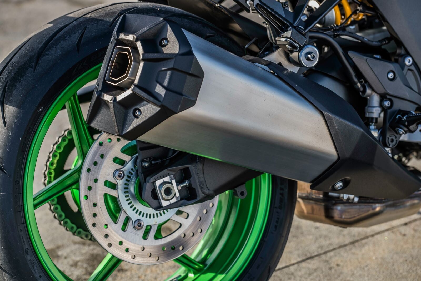 Kawasaki Z1100, LE FOTO DELLA PROVA