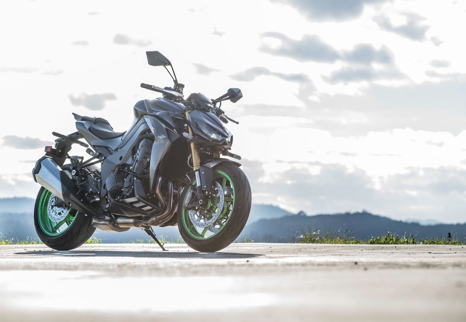 Kawasaki Z1100, LE FOTO DELLA PROVA