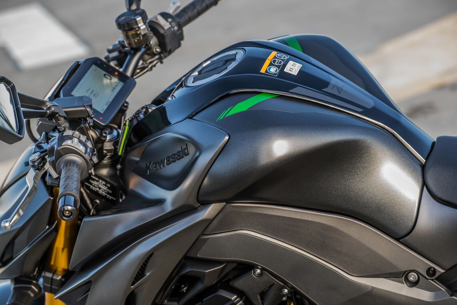 Kawasaki Z1100, LE FOTO DELLA PROVA