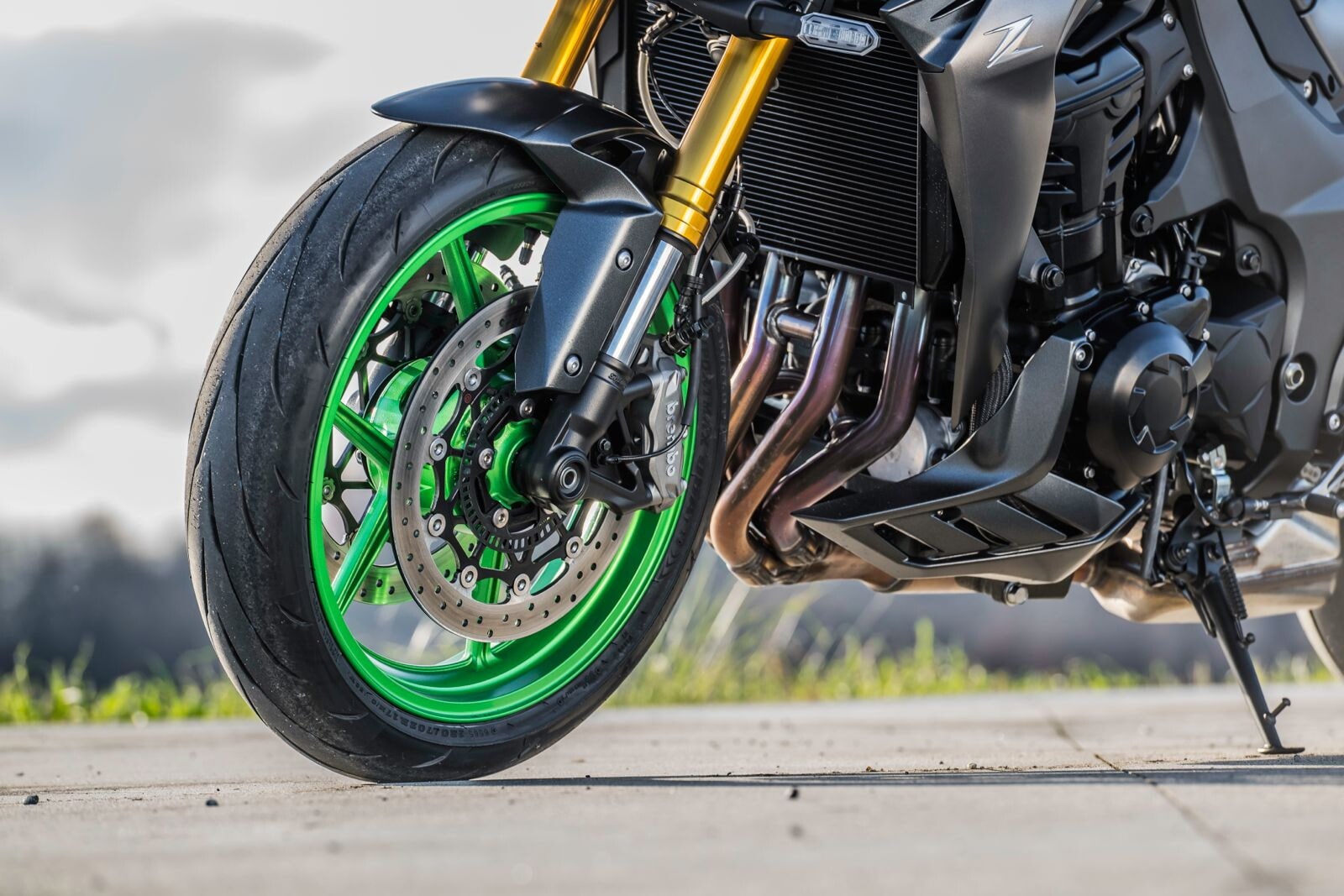 Kawasaki Z1100, LE FOTO DELLA PROVA