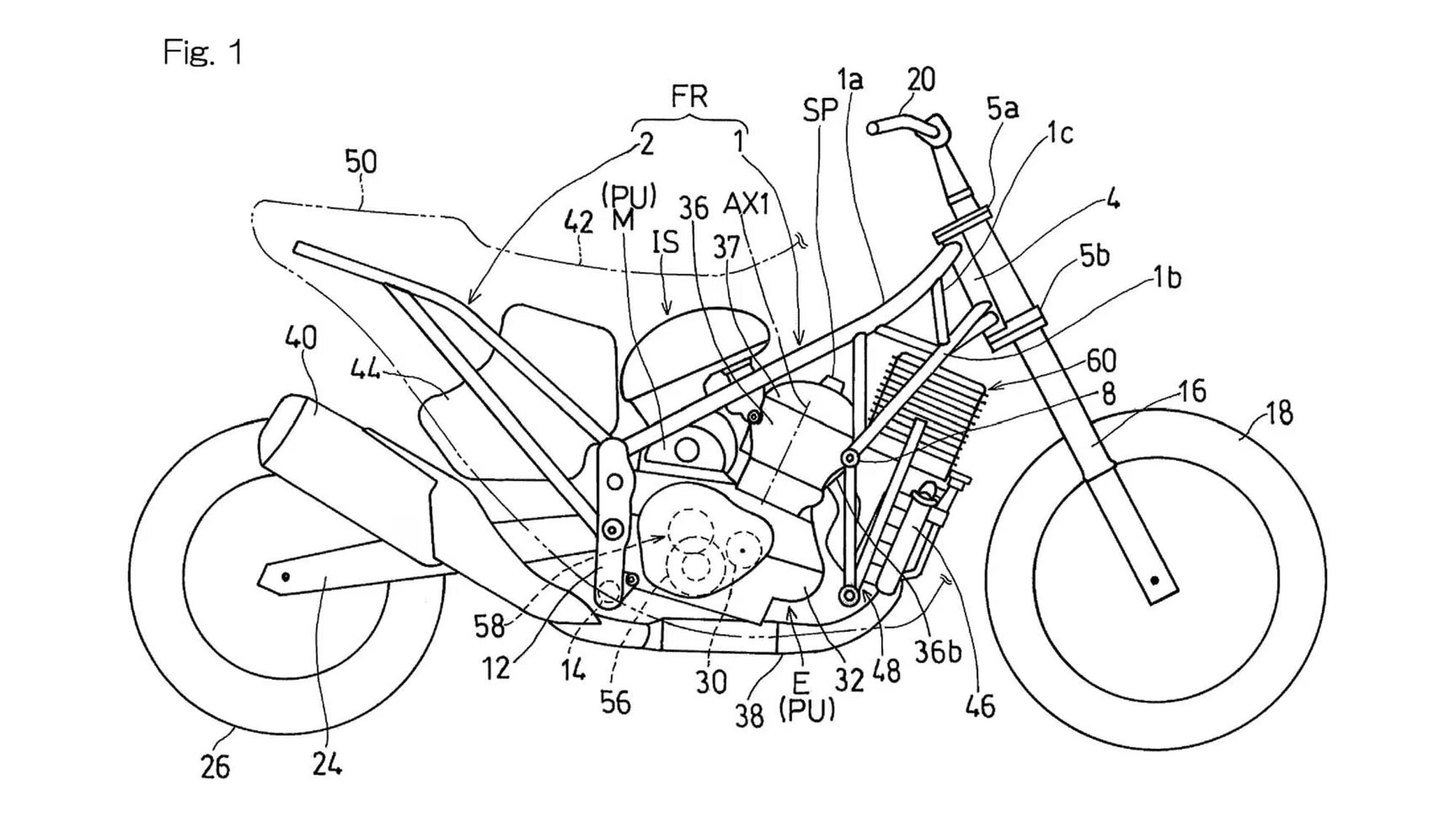 Kawasaki sta preparando un maxi-scooter ibrido?