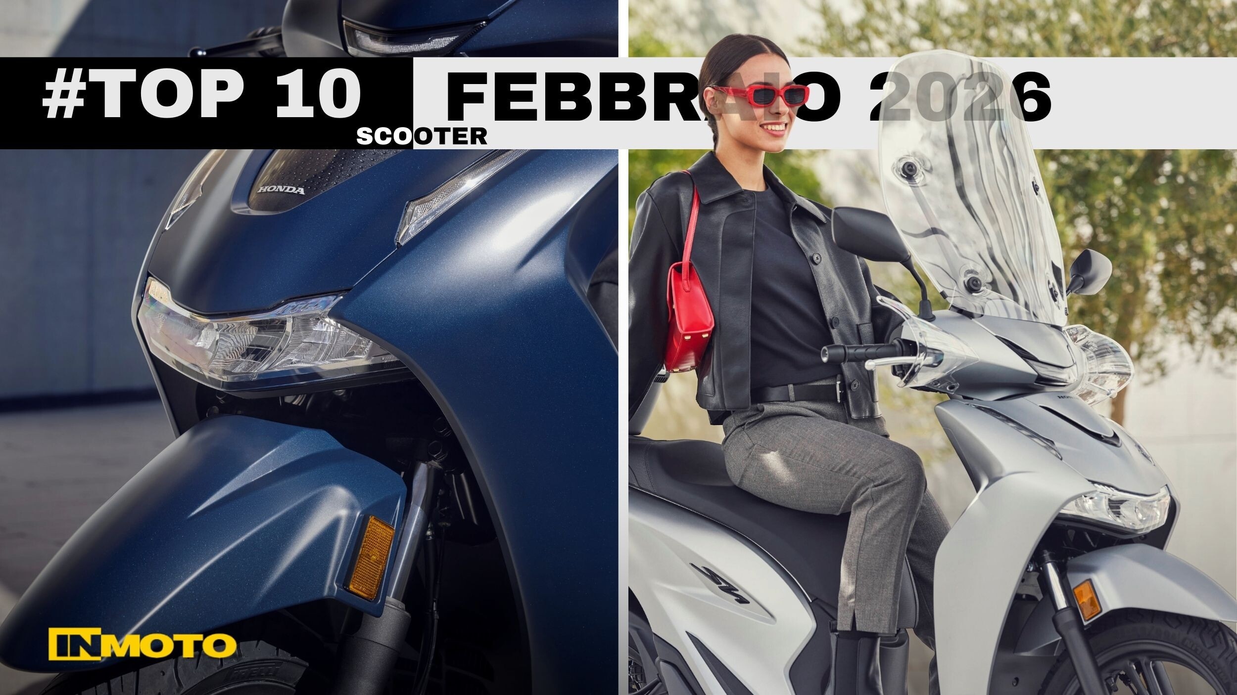 Top 10 scooter più venduti a febbraio 2026: dominio Honda