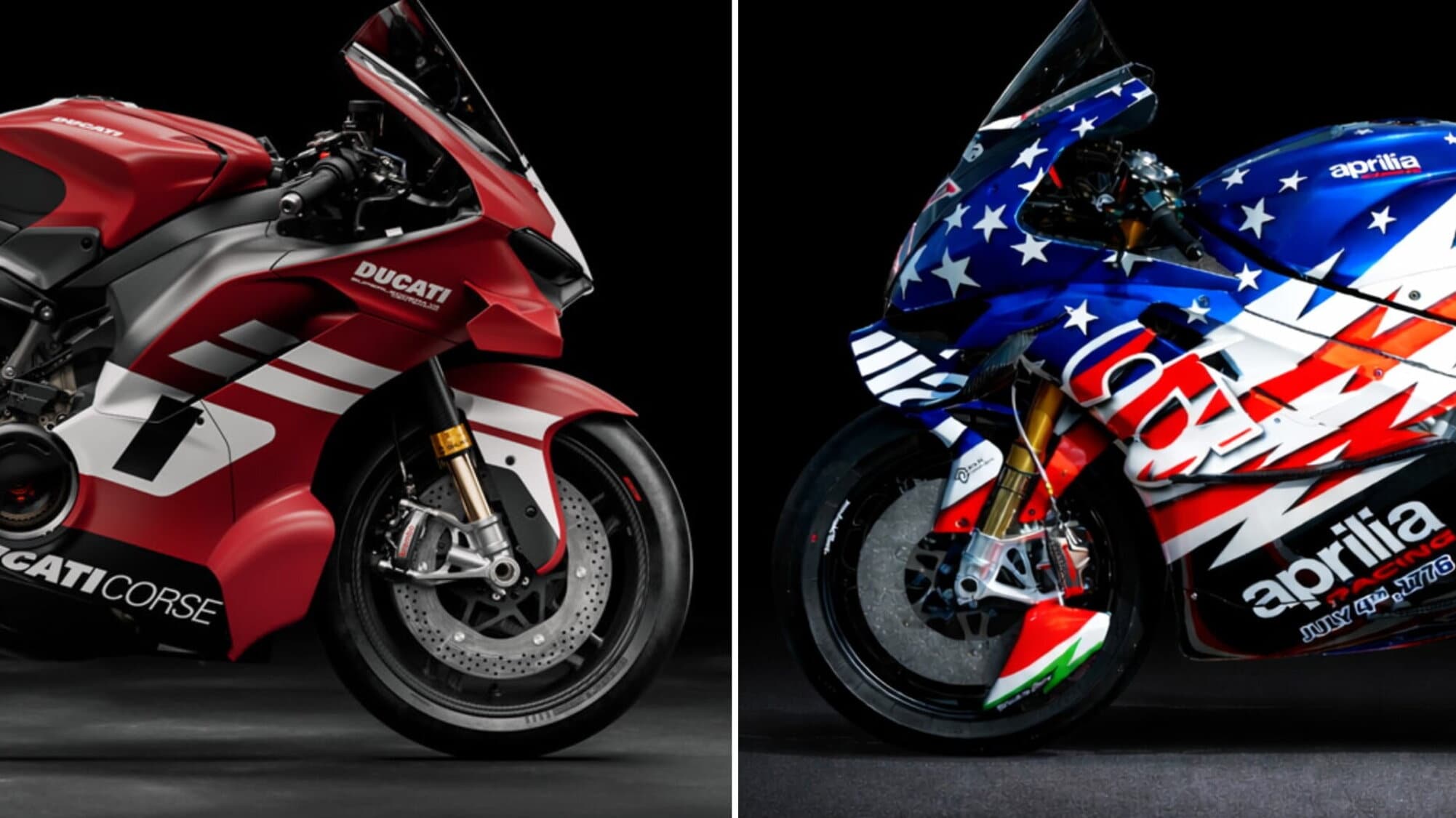 Ducati e Aprilia, dalla MotoGP alla serie: superstar italiane che si sfidano