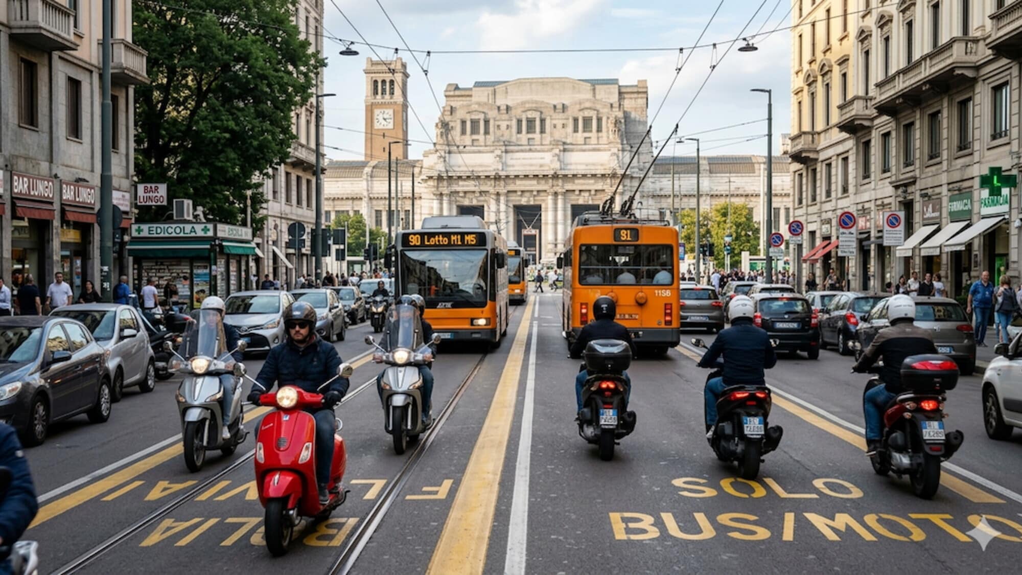Milano, nulle le multe ai motociclisti sulla 90/91: rimborsi in arrivo