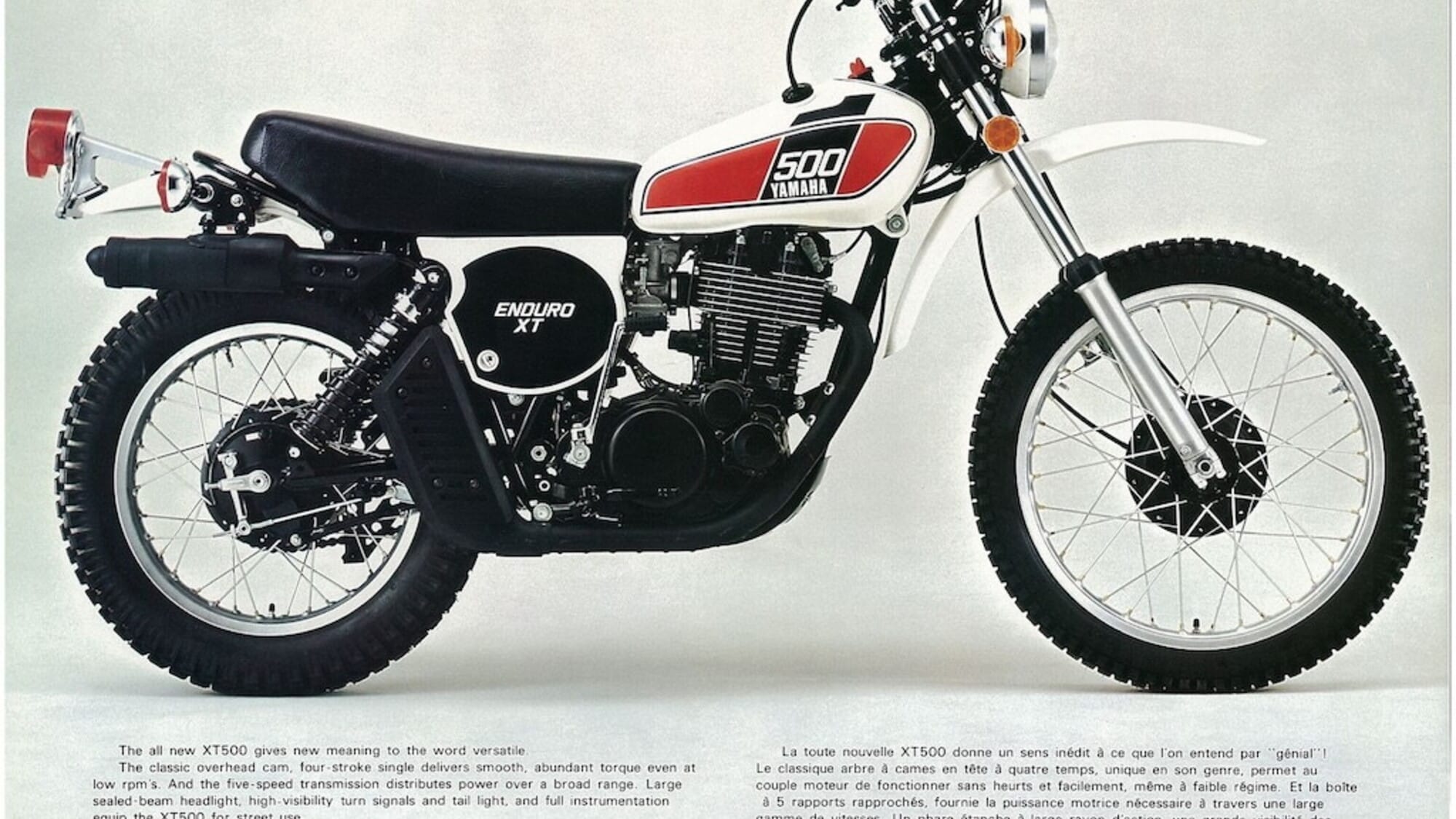Yamaha XT500, spiegò alle moto il gusto dell’avventura