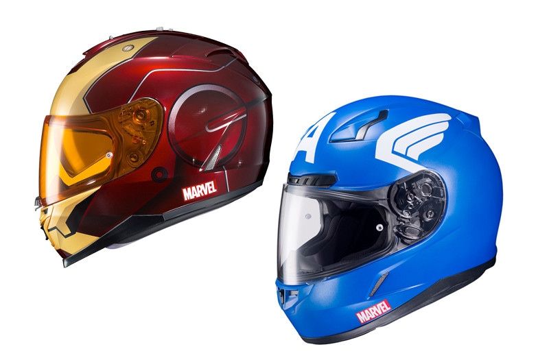 HJC lancia i caschi di Captain America e Iron Man - News | InMoto.it