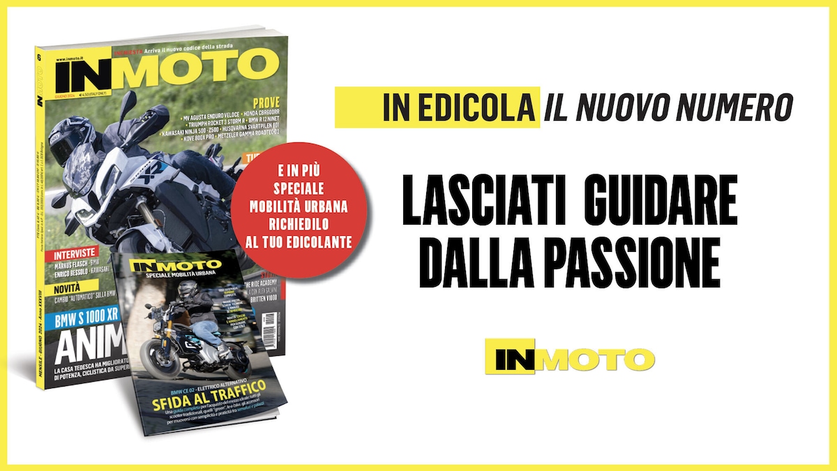 IN MOTO IN EDICOLA: BMW S 1000 XR, ANIMA RACING + SPECIALE MOBILITA' URBANA