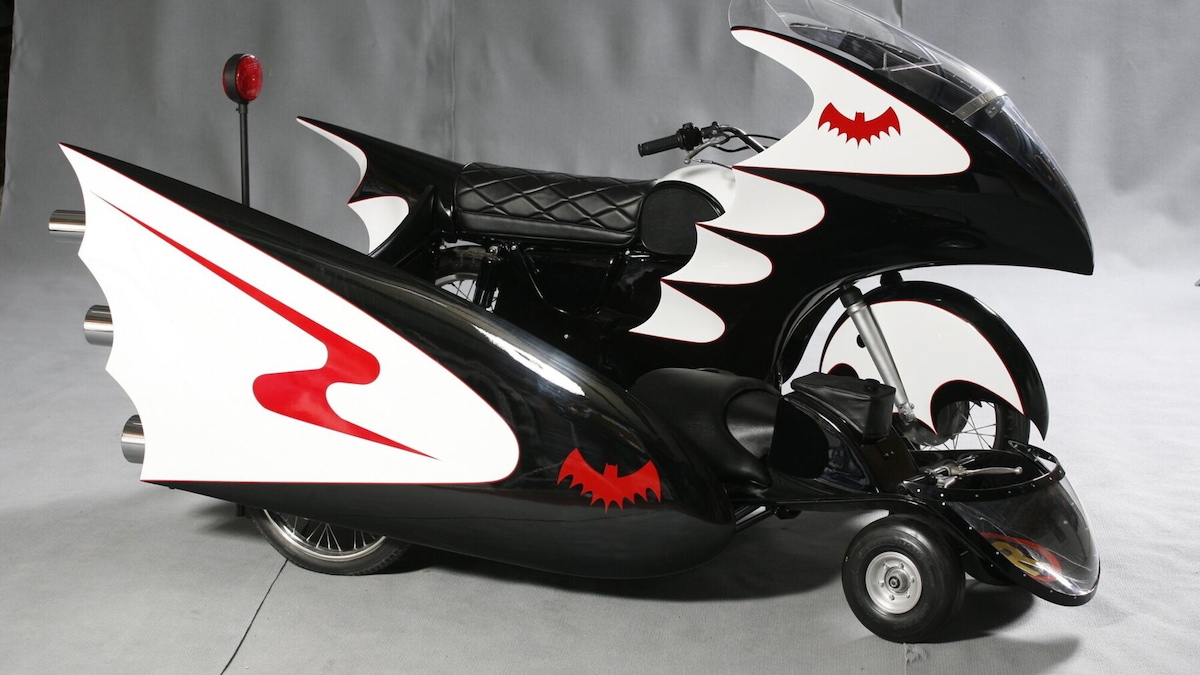 La Bat-Moto del 1966 rivive: la replica italiana ora è all’asta