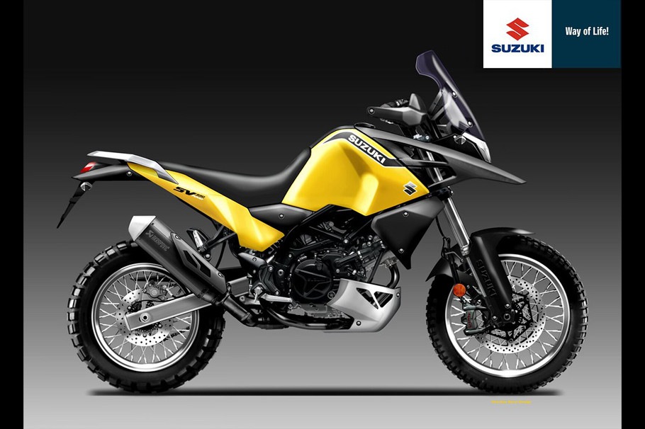 Suzuki SV650 Raid 'Yellow Weapon Series' by Oberdan Bezzi