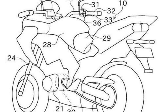 Kawasaki, si studia una moto ibrida con "boost"