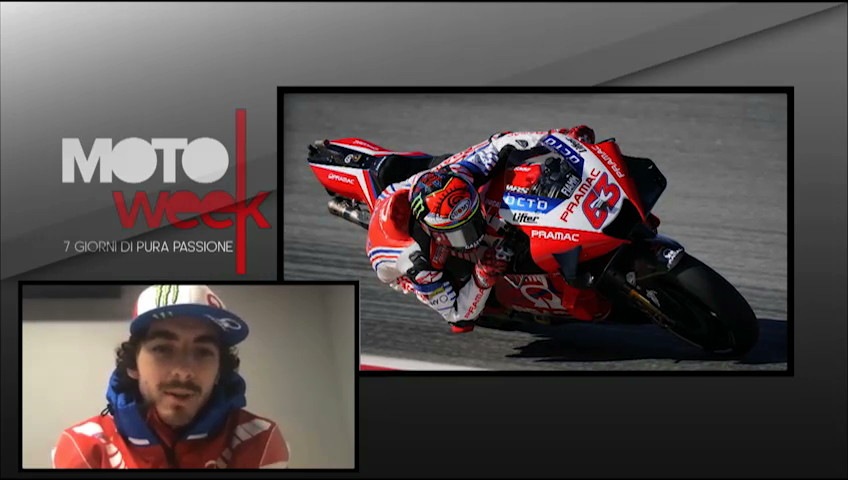 Motoweek, Bagnaia: "La moto per un viaggio? La Ducati Multistrada"