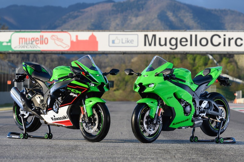 Kawasaki: la nuova Ninja ZX-10R (ed RR) in passerella al Mugello
