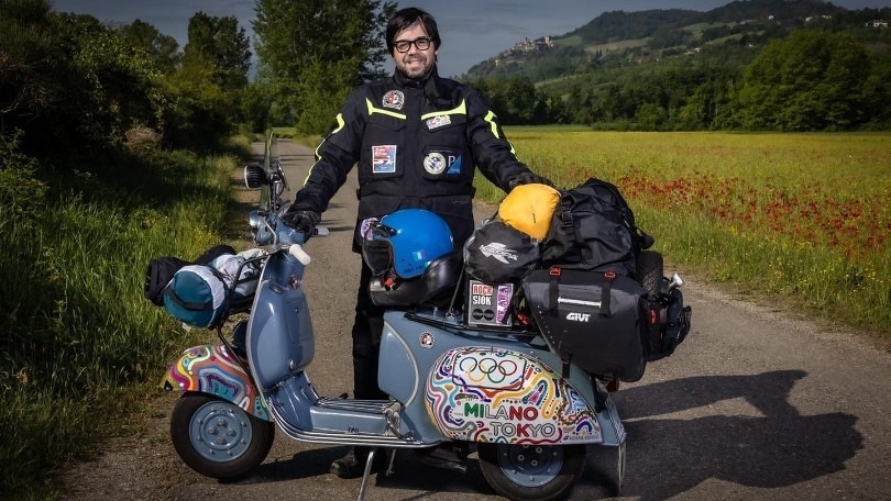 Milano-Tokyo in Vespa: una nuova impresa come Patrignani nel ’64