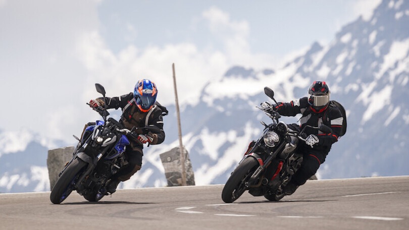 Alpen Masters 2021, le naked entry level: MT-07 e Trident 660