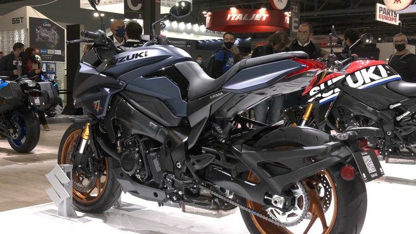 EICMA 2021, ecco come Suzuki ha aggiornato la Katana per il 2022