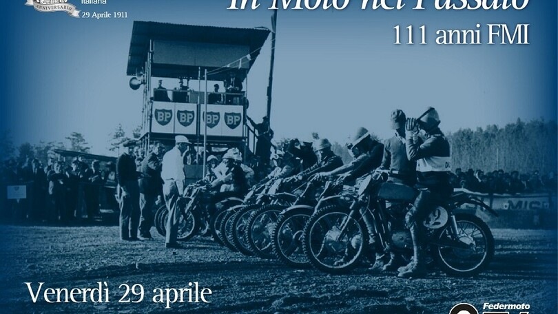 "In Moto nel passato": su Federmoto TV evento speciale per i 111 anni