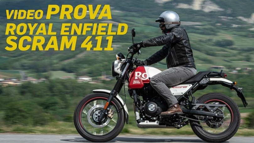 Test Royal Enfield Scram 411: scrambler d'altri tempi VIDEO
