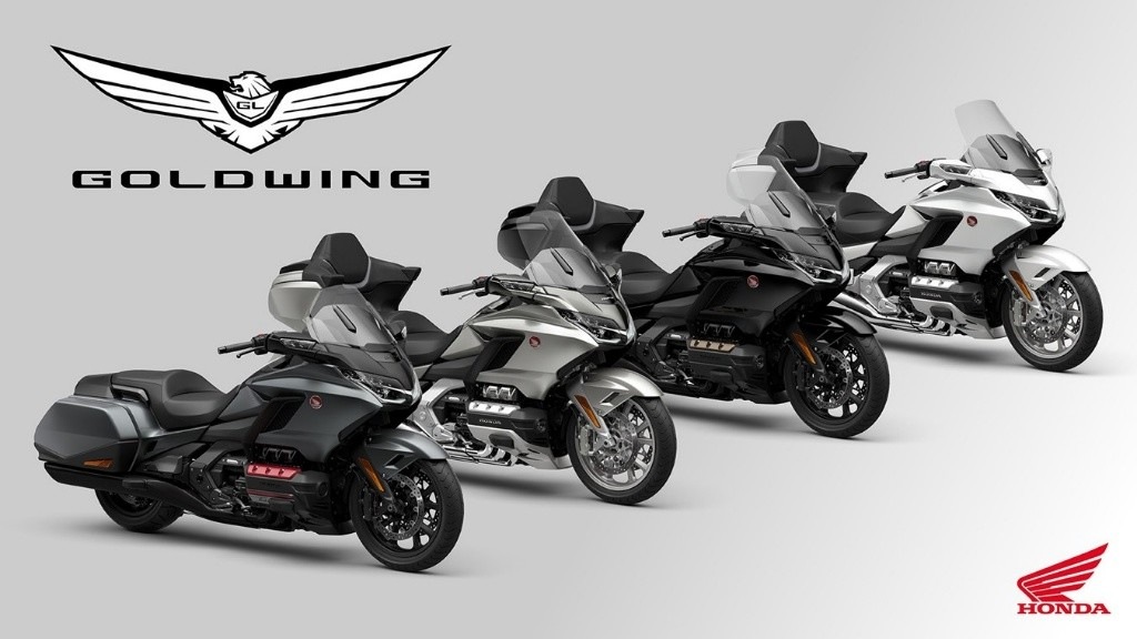 Honda: GL1800 Gold Wing e Tour con nuove livree per il 2023