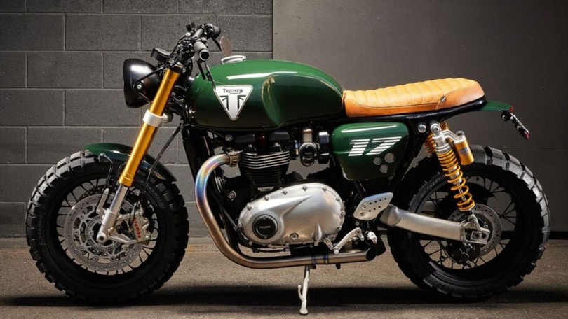 Triumph Thruxton R EB1054, pura urban scrambler
