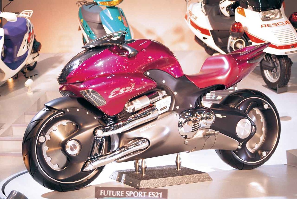 Honda ES21: la visionaria moto a idrogeno di trent'anni fa