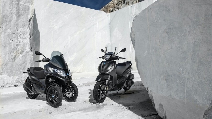 Piaggio, ecco il Beverly e MP3 300 hpe Deep Black