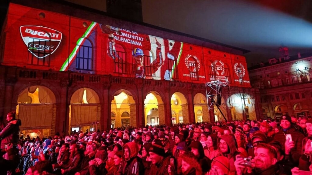 Ducati, sarà di nuovo festa mondiale: a Bologna il 15 dicembre