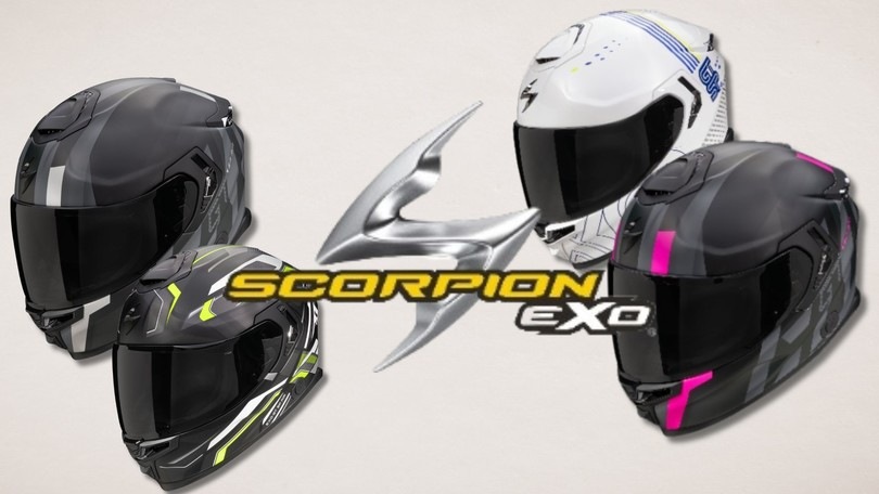 Scorpion lancia un nuovo casco che riduce il rumore dell’aria