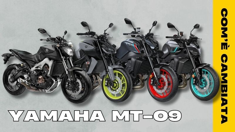 Yamaha MT-09, com'è cambiata