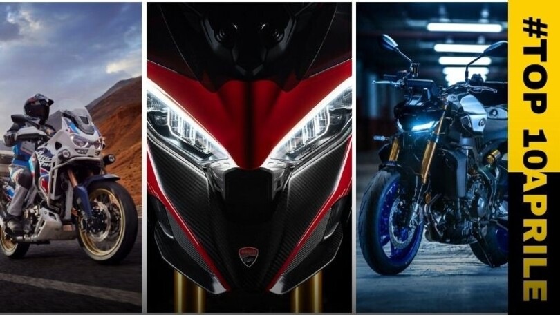 Top 10 mercato: le moto più vendute di aprile