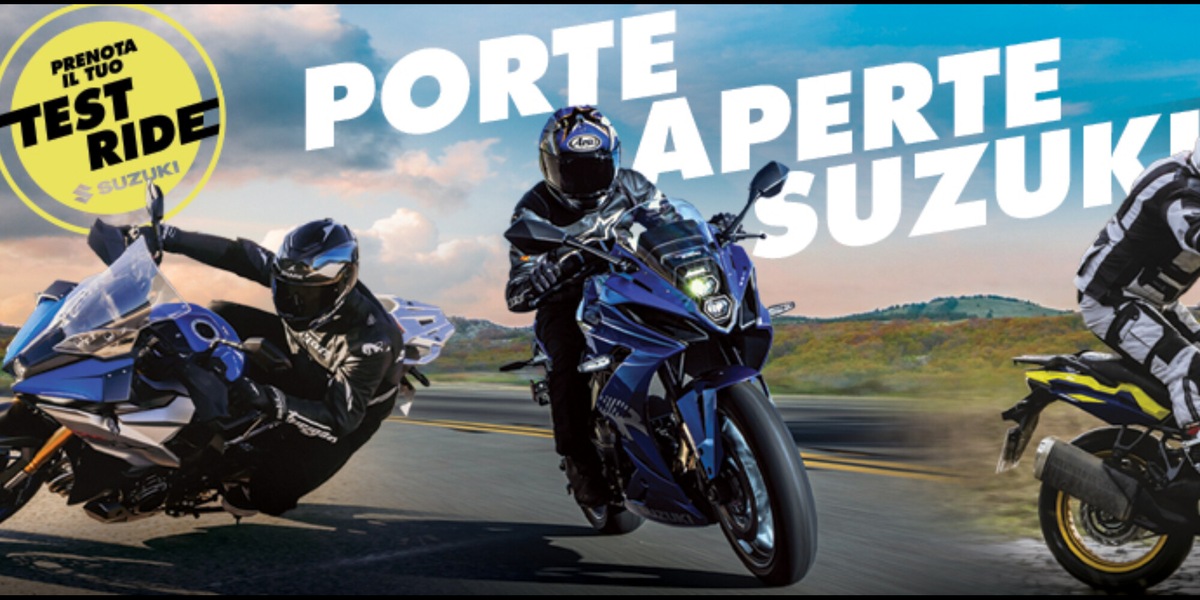 Suzuki, "Porte Aperte": dove e quando provare gli ultimi modelli