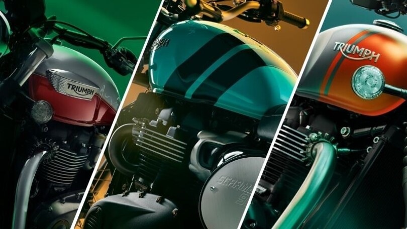 Triumph Motorcycles svela 13 nuove inedite colorazioni per il 2025