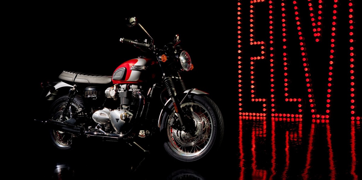 Triumph Bonneville T120 Elvis Presley: una serie limitata per il re del rock & roll