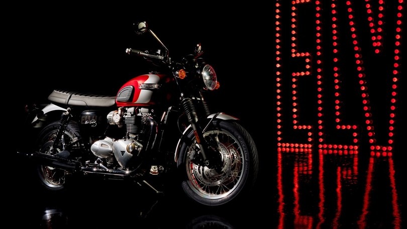 Triumph Bonneville T120 Elvis Presley: una serie limitata per il re del rock & roll
