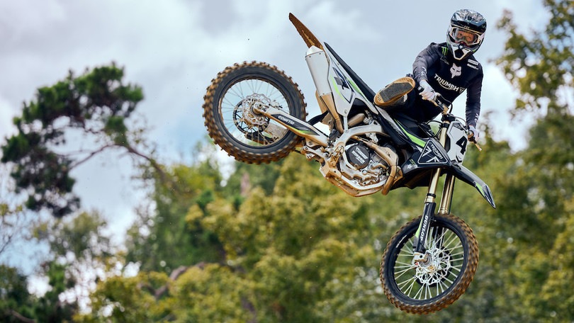 Triumph: Ricky Carmichael battezza la nuova TF 450-RC Edition