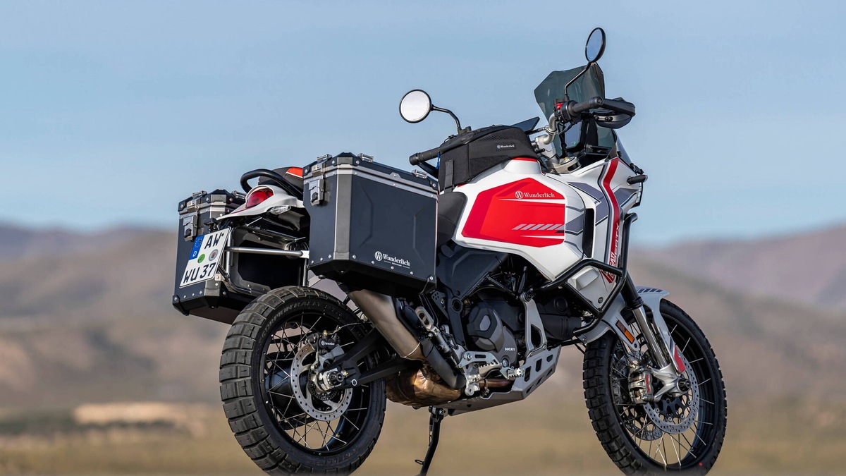 Protezioni per Ducati Multistrada V4 e DesertX: i nuovi tamponi Wunderlich