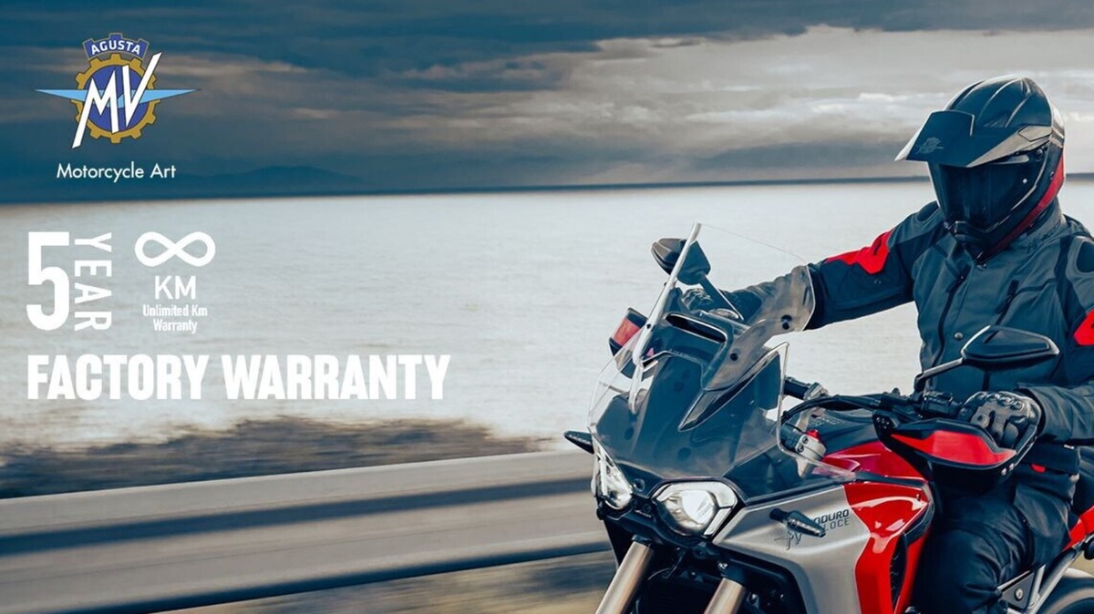 MV Agusta estende la garanzia a 5 anni