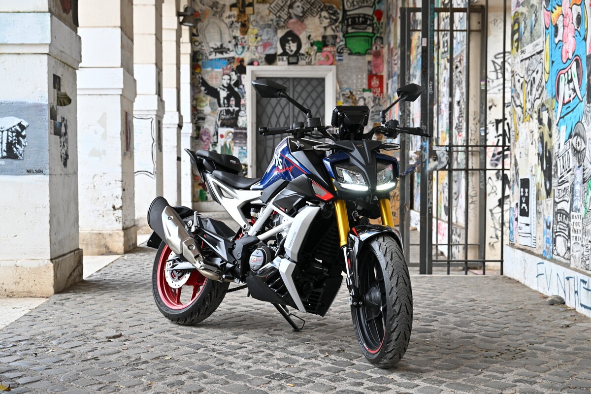 TVS RTR 310 BT0: le foto del test