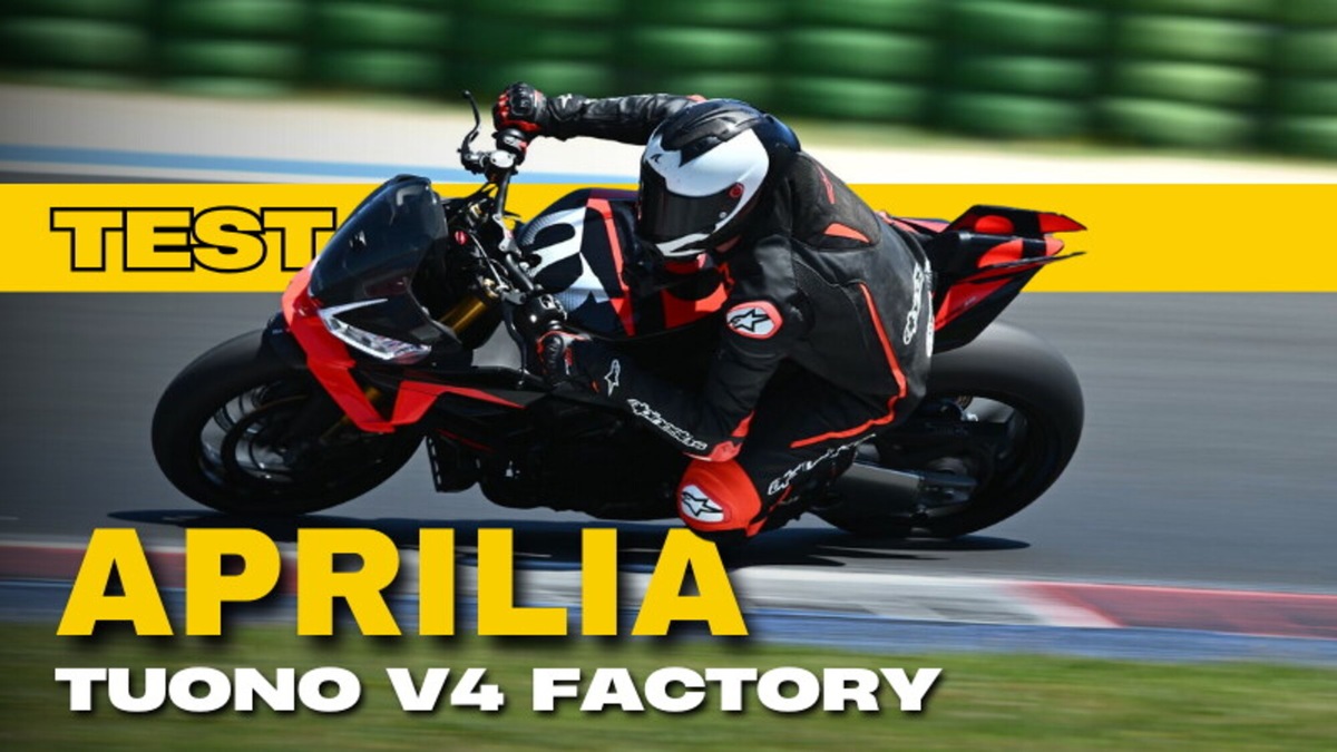 Aprilia Tuono V4 Factory 2025, il video del test: l’arma definitiva?