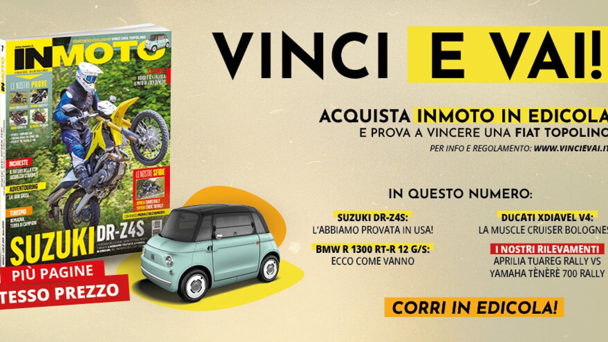 InMoto 7 è in edicola, Suzuki DR-Z4S, Made in Japan: il video del lancio