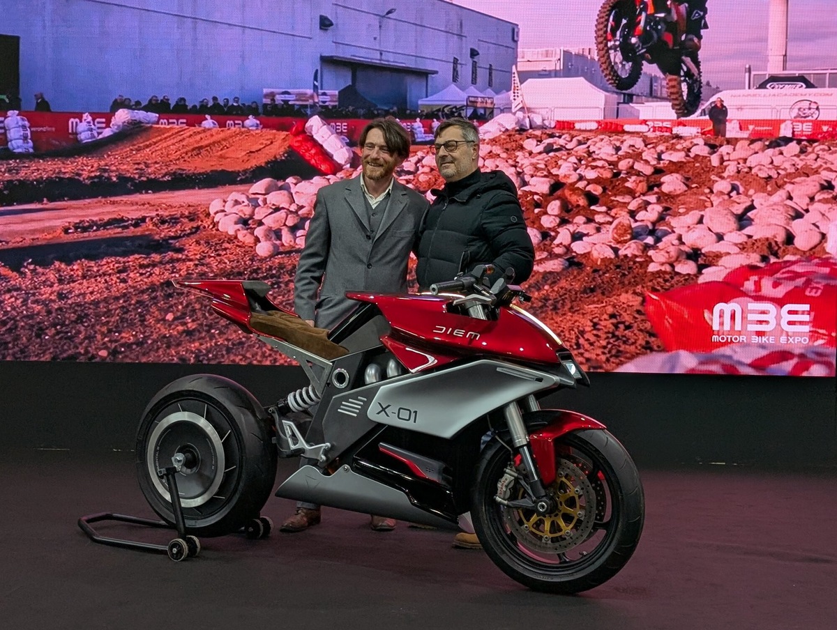 Diem Motorcycles, ecco il concept elettrico X-01: LE FOTO