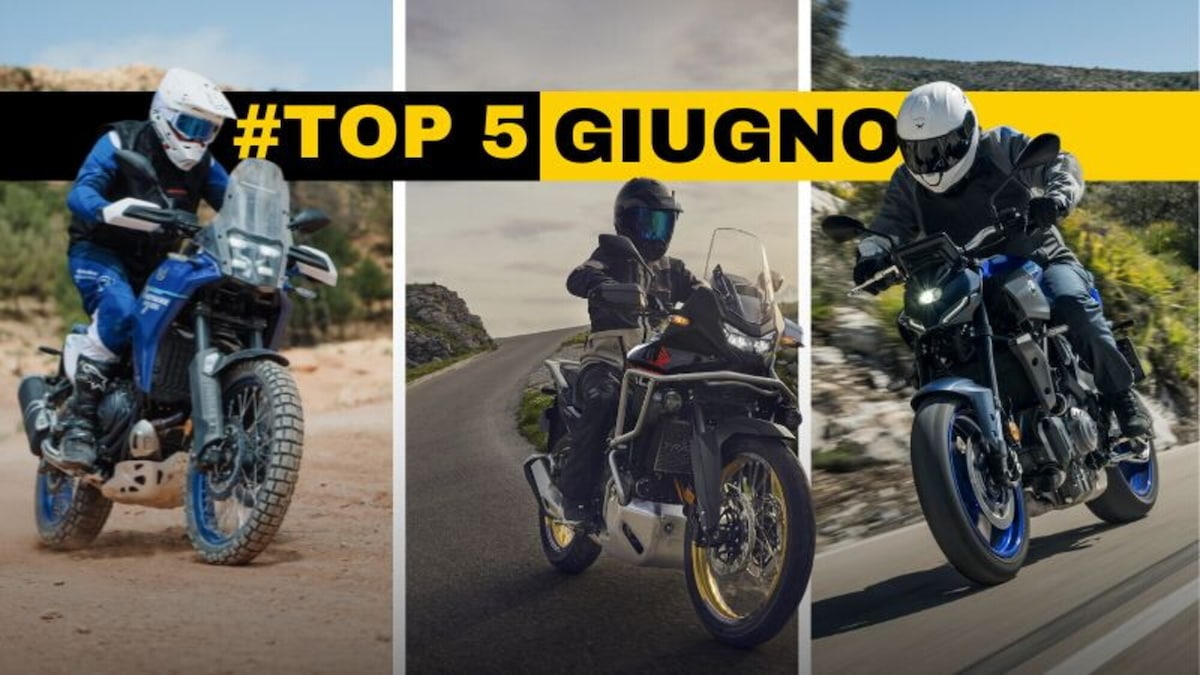 TOP 5, le moto più vendute a giugno 2025: Honda in testa, ma Yamaha protagonista